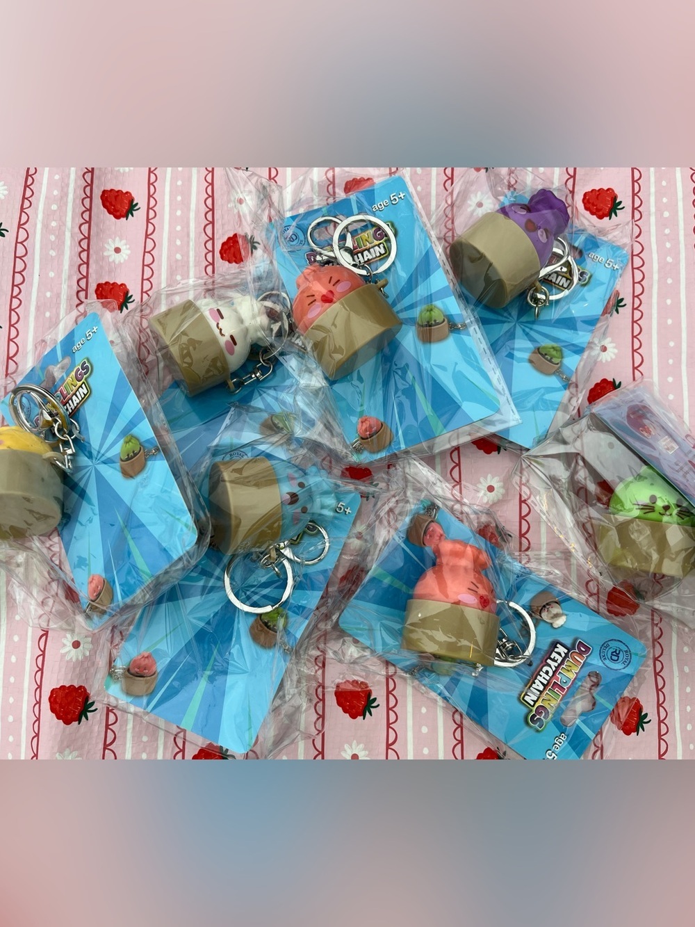 Rare Dumpling Keychains (all 7) New Viral Charm